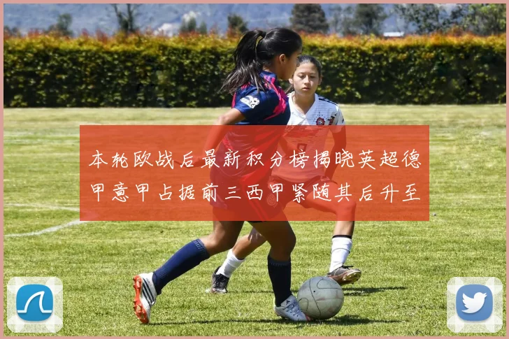 本轮欧战后最新积分榜揭晓英超德甲意甲占据前三西甲紧随其后升至第四